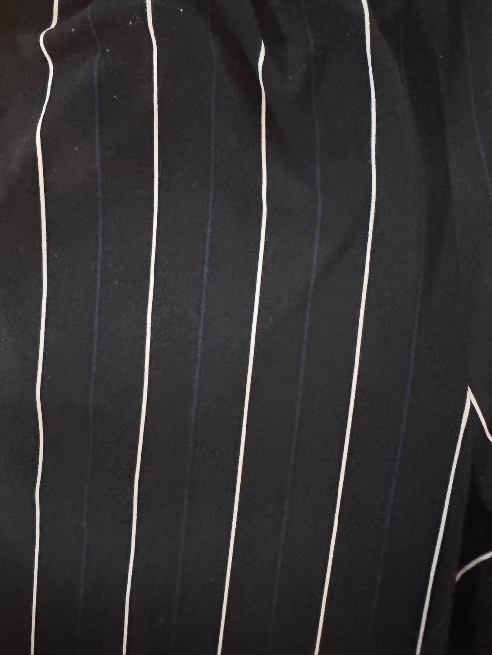 Banana Republic Navy Pinstripe Wide-Leg Pants - Picture 2 of 3